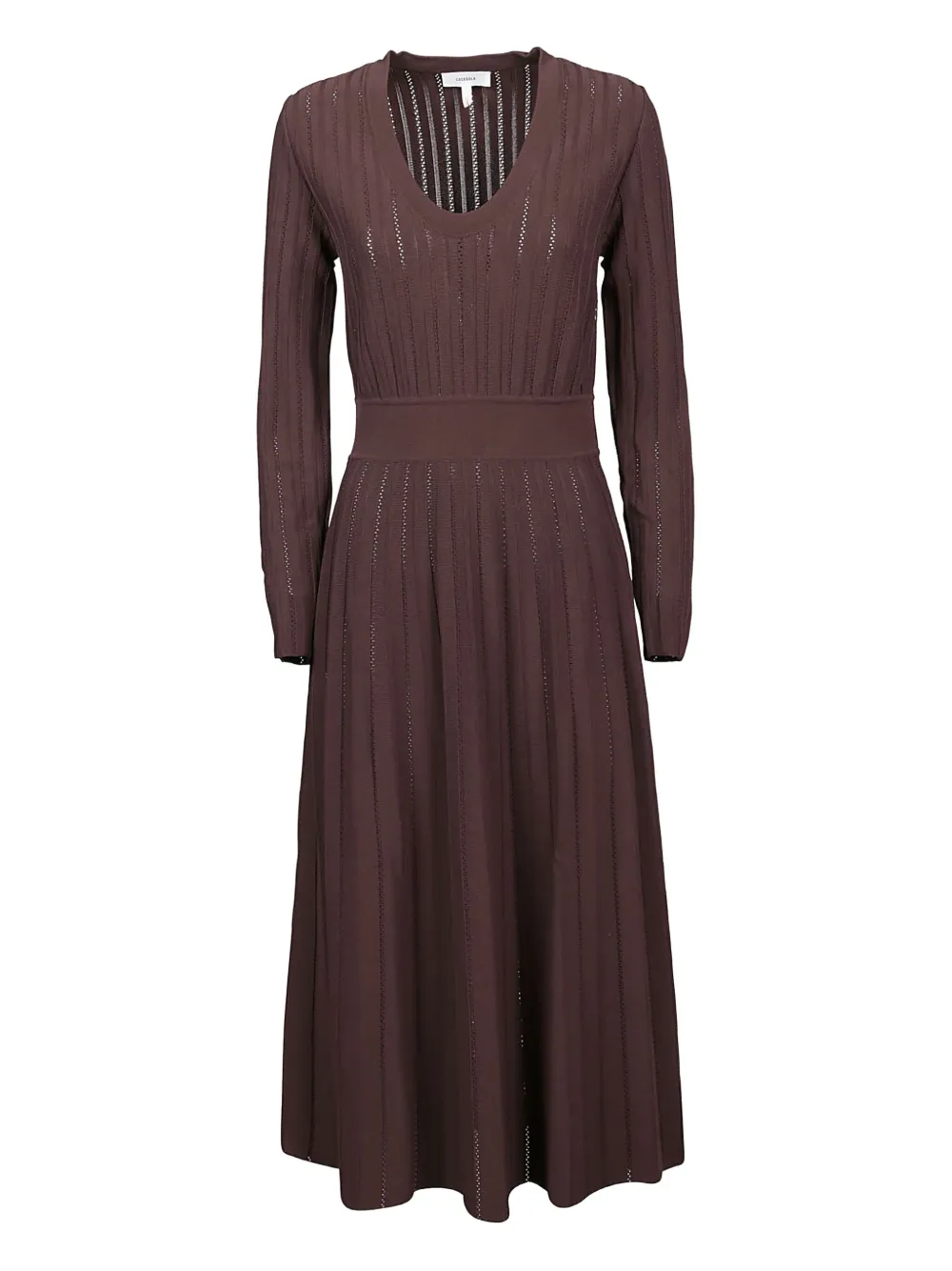 Casasola  knitted maxi dress | Brown | Image 1