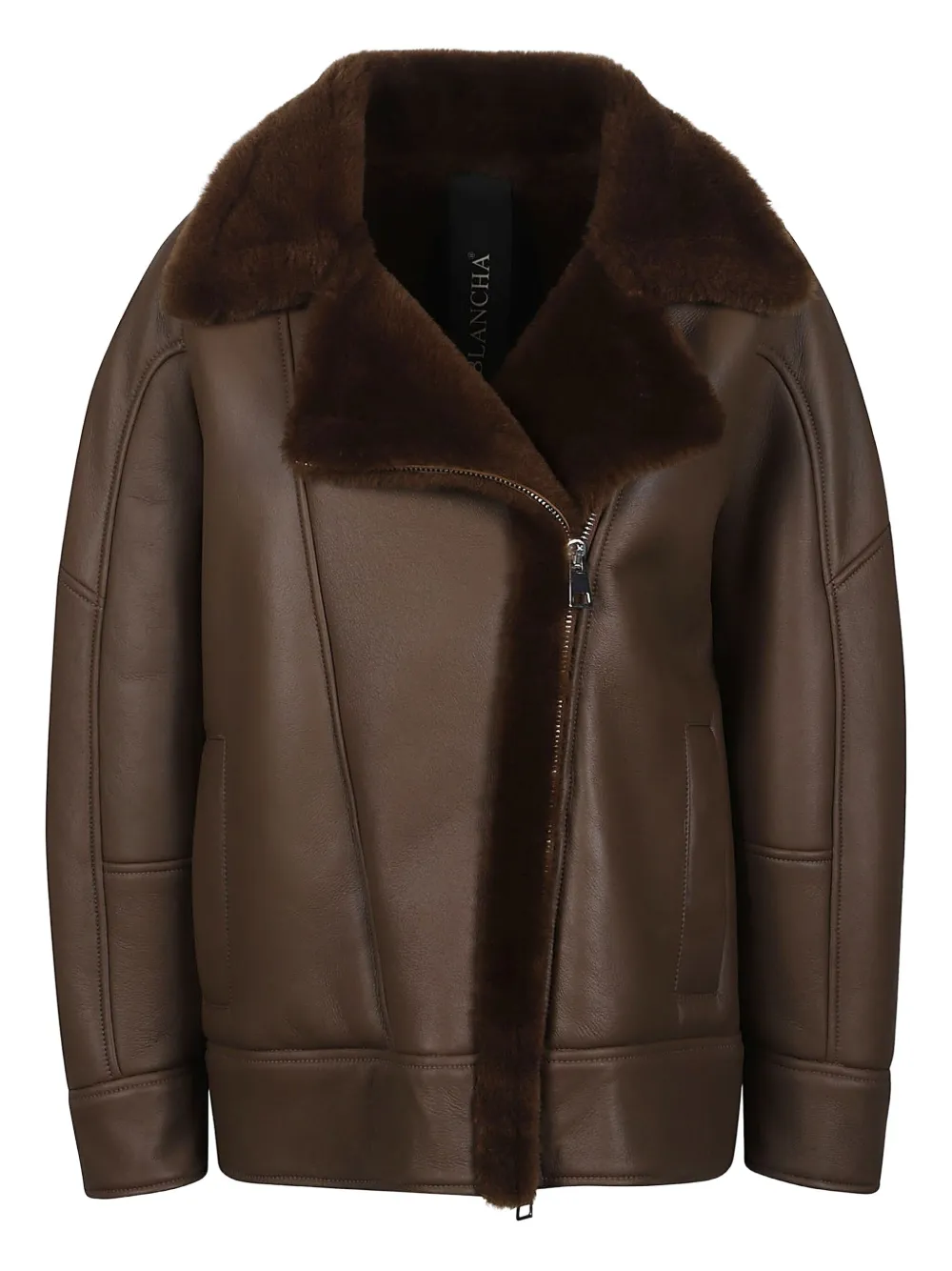 Blancha sheepskin shearling jacket | Brown | Image 1