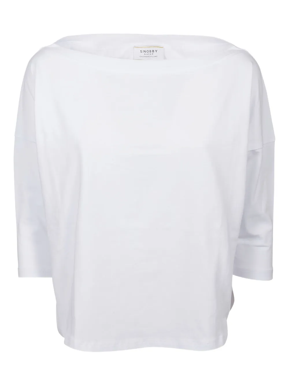 Snobby Sheep Wide-necked T-shirt In White