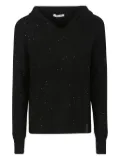 HINNOMINATE sequin-embellished hooded sweater - Black