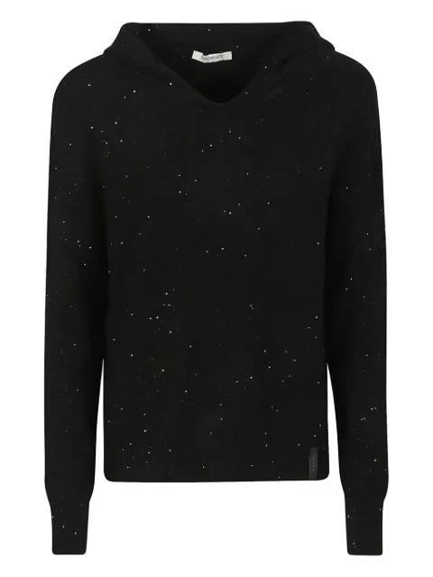 HINNOMINATE sequin-embellished hooded sweater