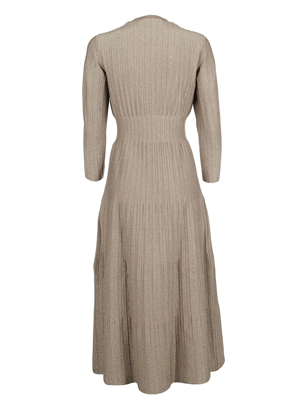 Casasola pleated midi dress - Beige