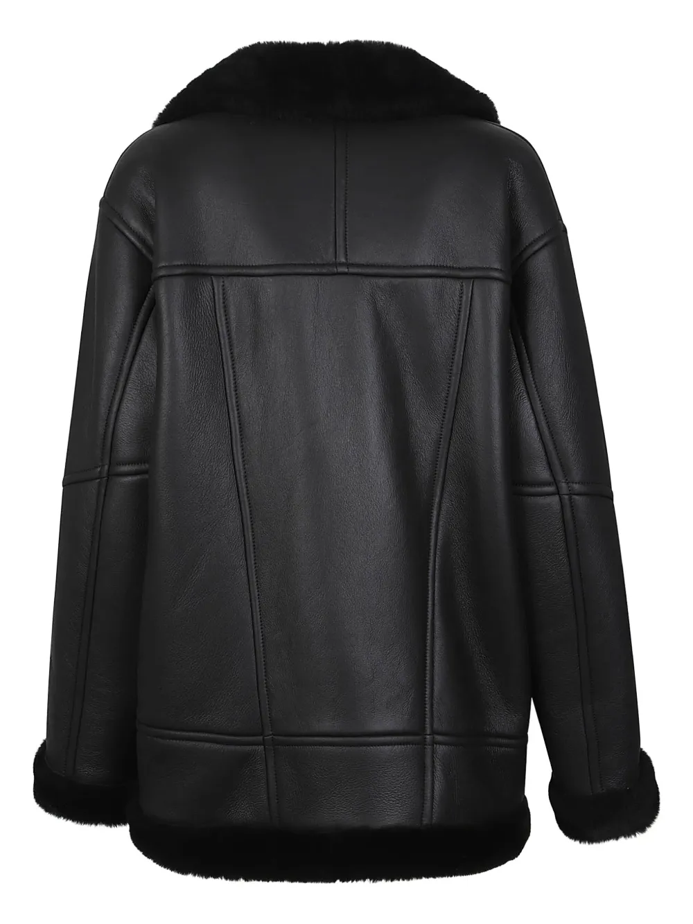 Blancha sheepskin fur-collar jacket | Leather Jackets | Image 2