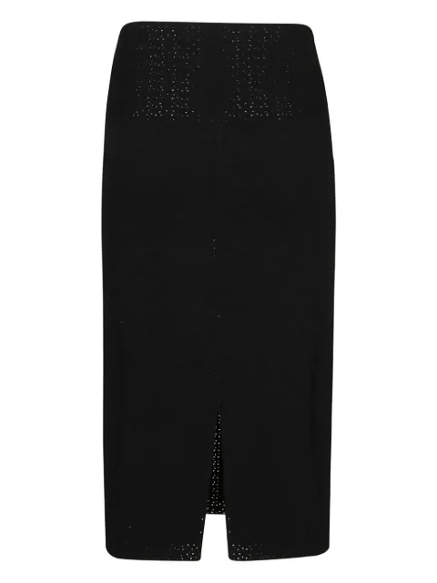 Victoria Beckham pointelle-knit midi skirt