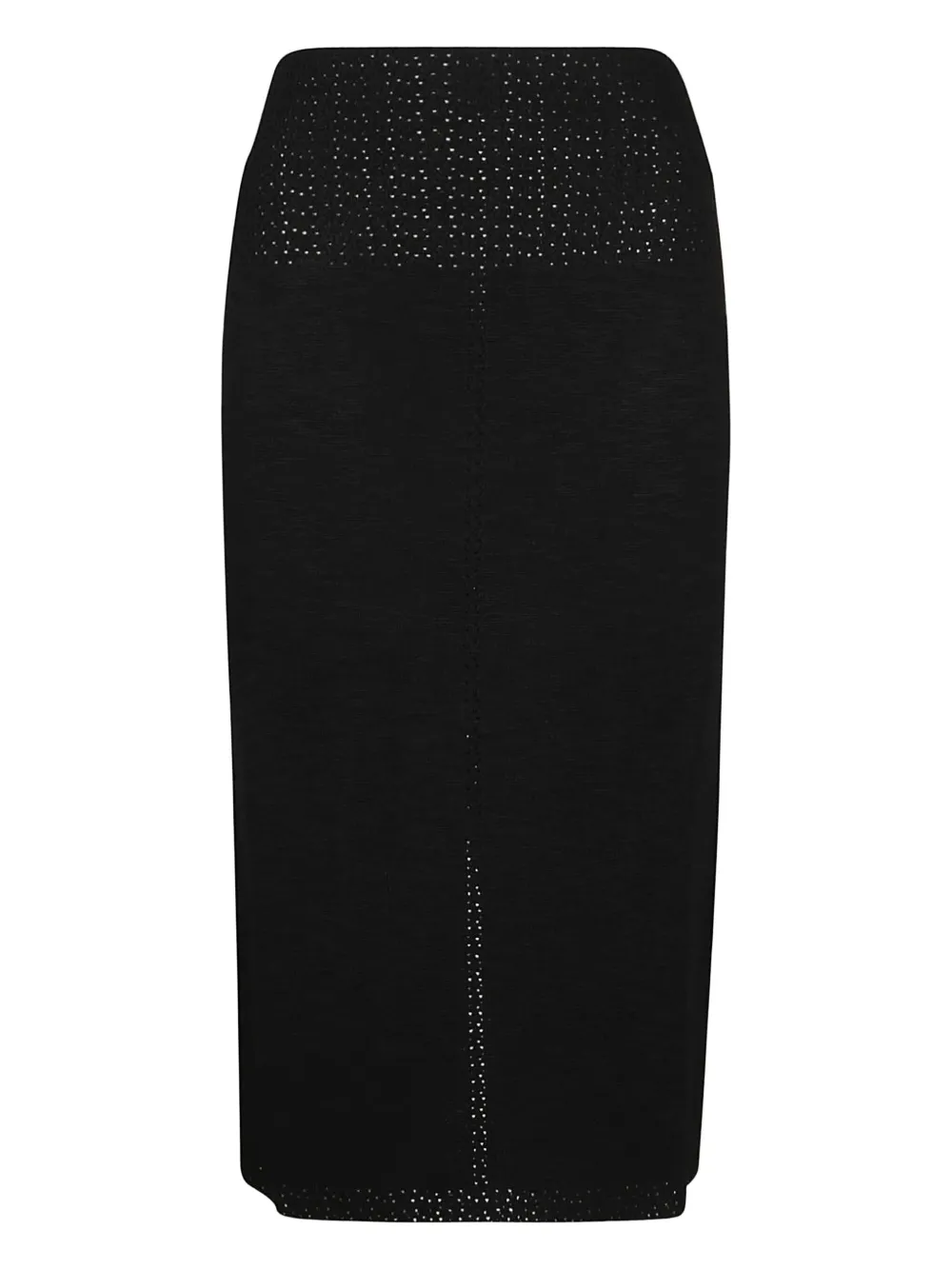 Victoria Beckham Gebreide kokerrok - Zwart