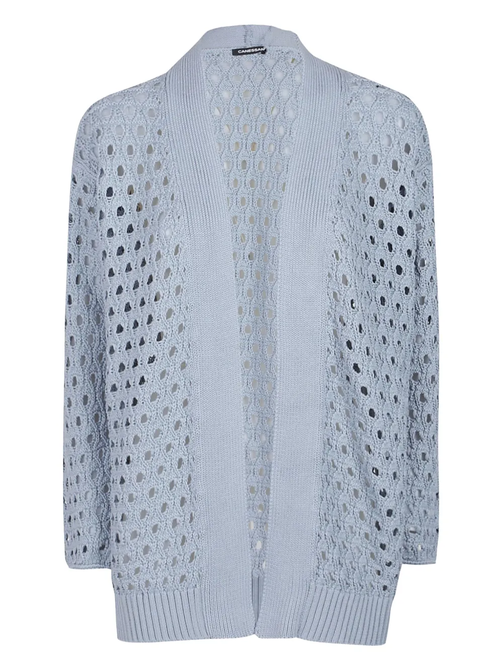 Canessa open-knit cotton cardigan | Blue | Image 1