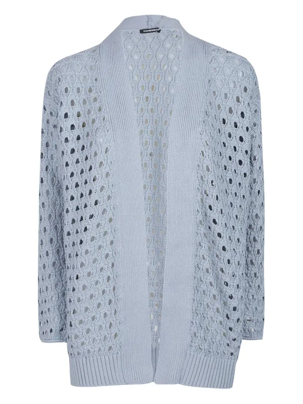 Canessa open-knit cotton cardigan