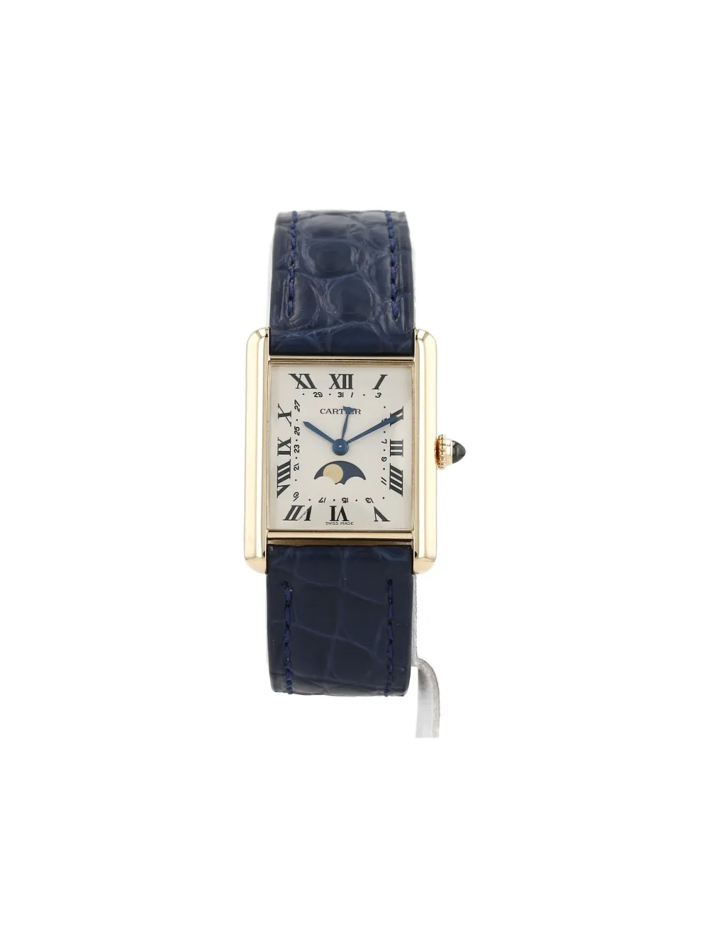 Pre-owned Cartier Tank 25mm In Gold