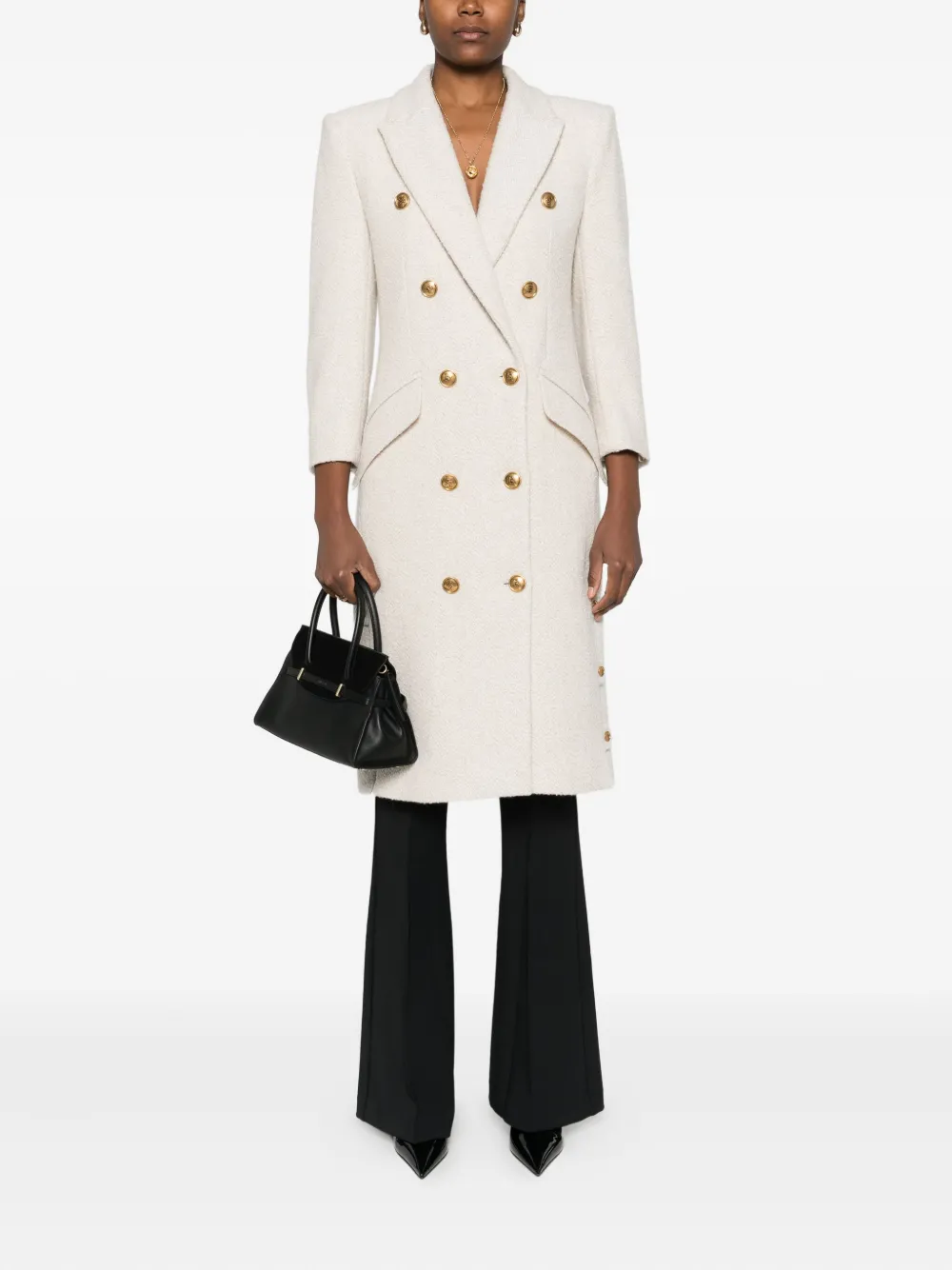 Elisabetta Franchi double-breasted coat | Double Breasted & Peacoats | Image 2