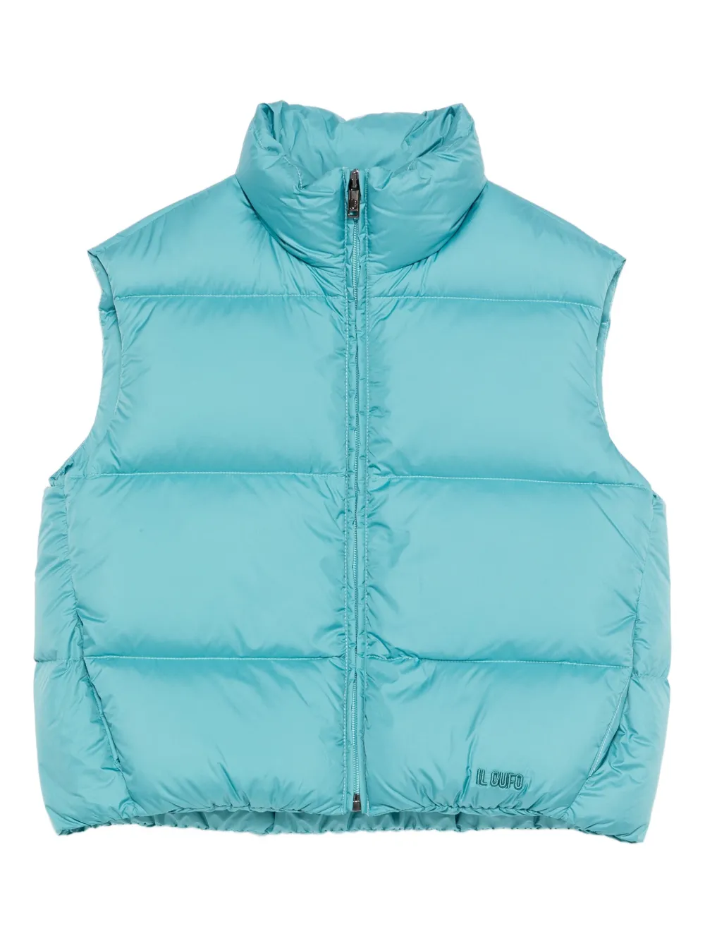 Il Gufo zip-up gilet | Blue | Image 1