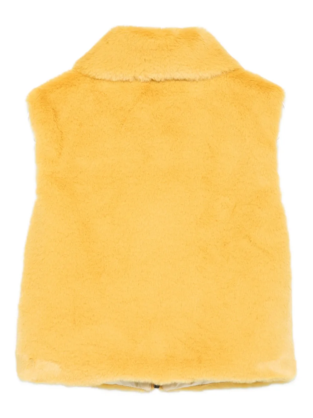 Il Gufo faux-fur gilet | Girls Waistcoats & Gilets | Image 2