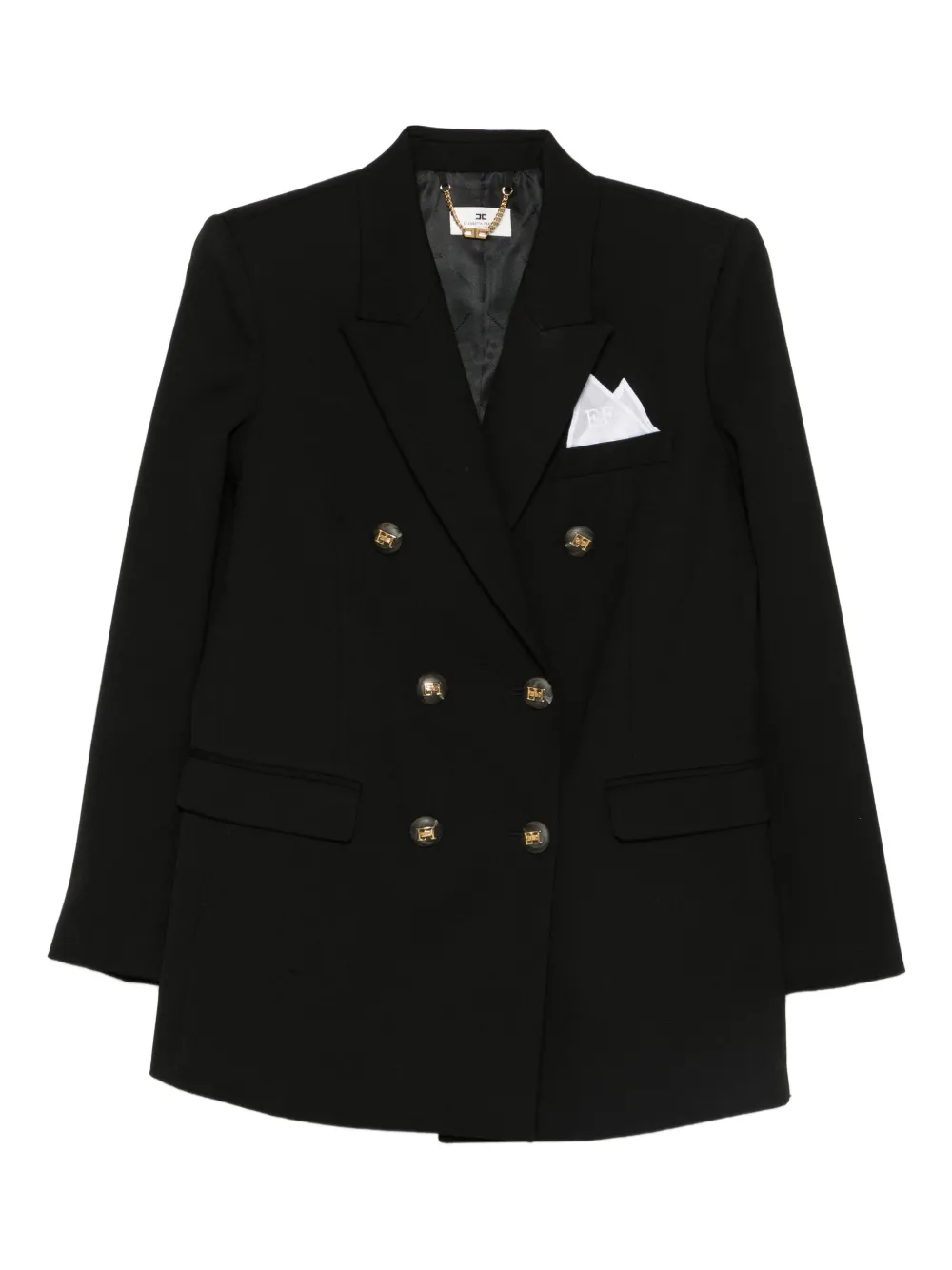 Elisabetta Franchi double-breasted blazer | Black | Image 1