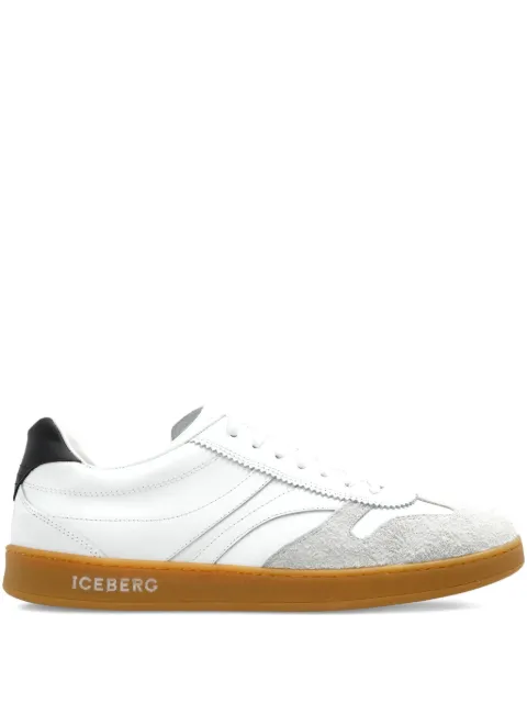 Iceberg suede-panel sneakers