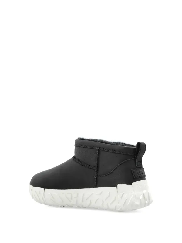 UGG Classic Ultra Mini Wrap Tech Boots | Black | FARFETCH