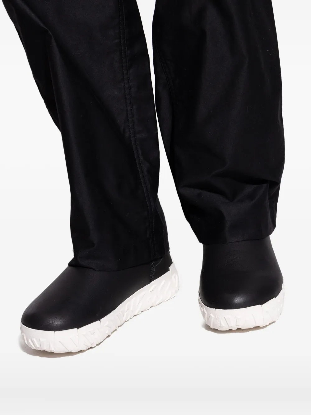Ugg Classic Ultra Mini Wrap Tech Boots In Black