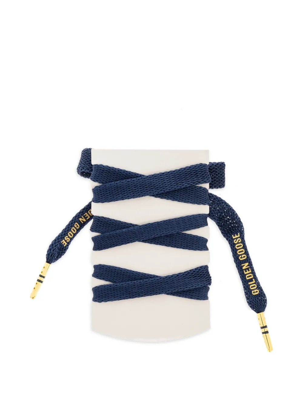 Golden Goose button-appliqué shoelaces Blauw