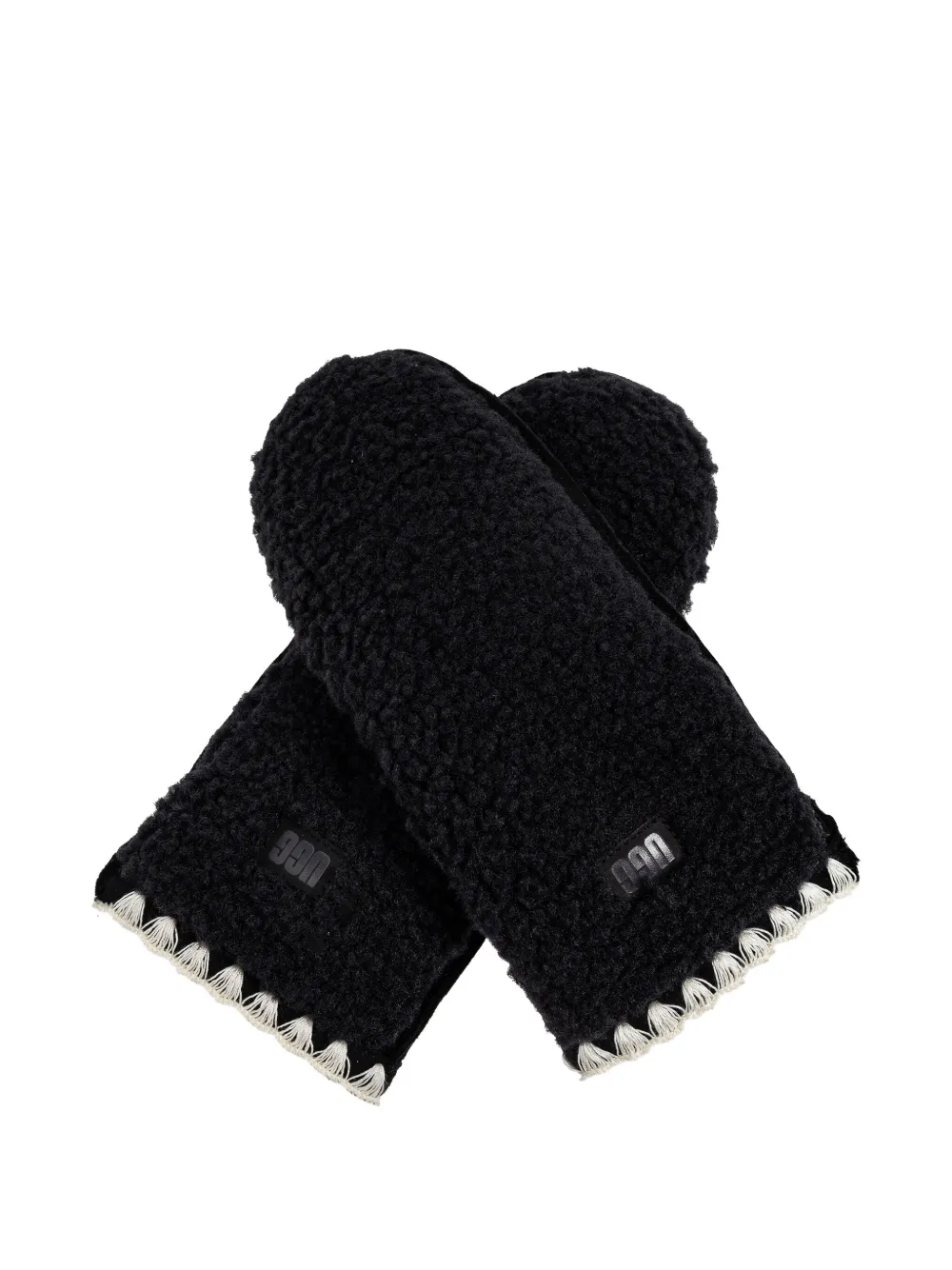 UGG scalloped gloves - Zwart