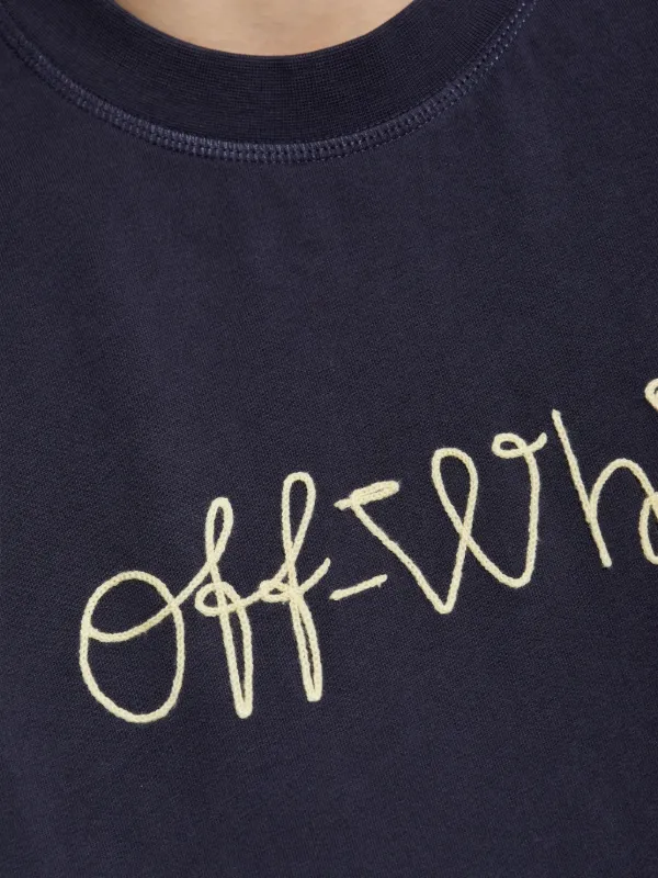 Off-White ロゴ Tシャツ | ブルー | FARFETCH JP