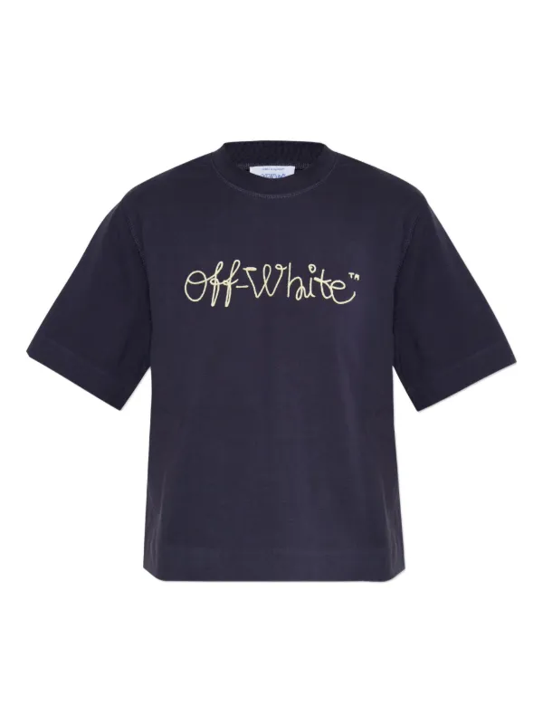 Off-White ロゴ Tシャツ | ブルー | FARFETCH JP