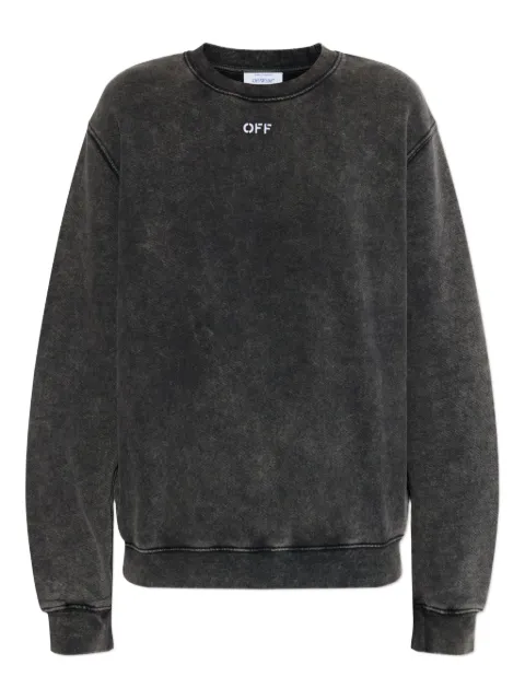 Off-White sudadera con aplique Arrow