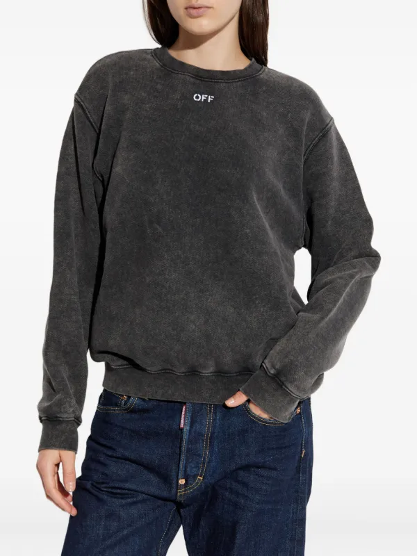 Off-White ロゴ スウェットシャツ | グレー | FARFETCH JP