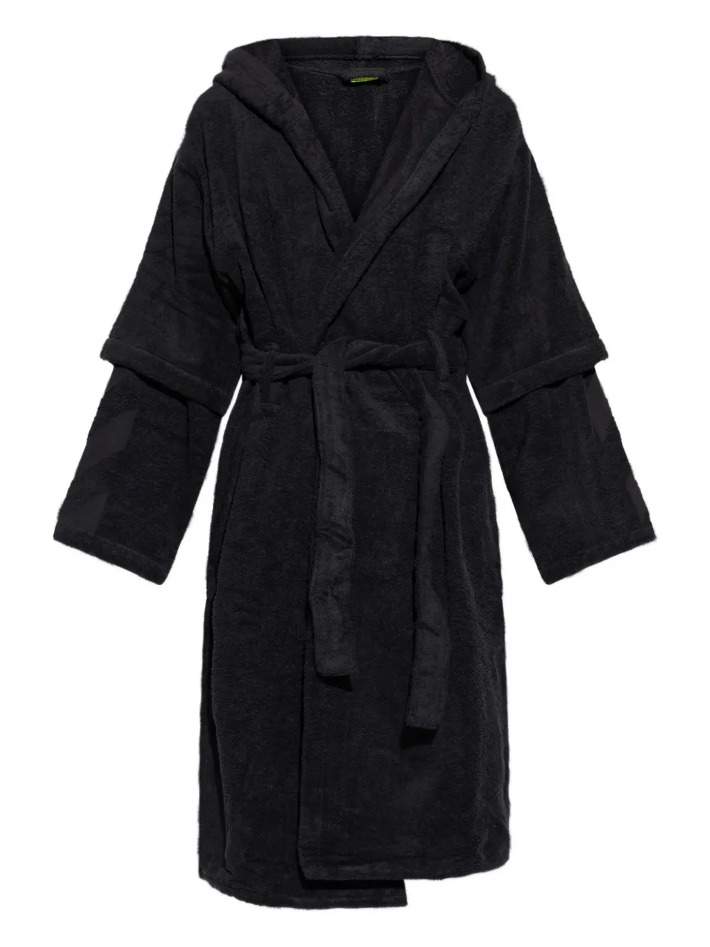 Off-White hooded robe | Black | Image 1