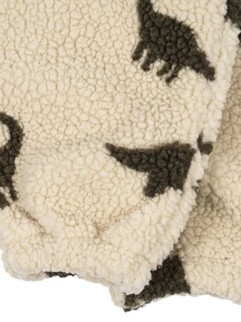 Konges Sløjd Jody trainingsbroek met dinosaurus Beige