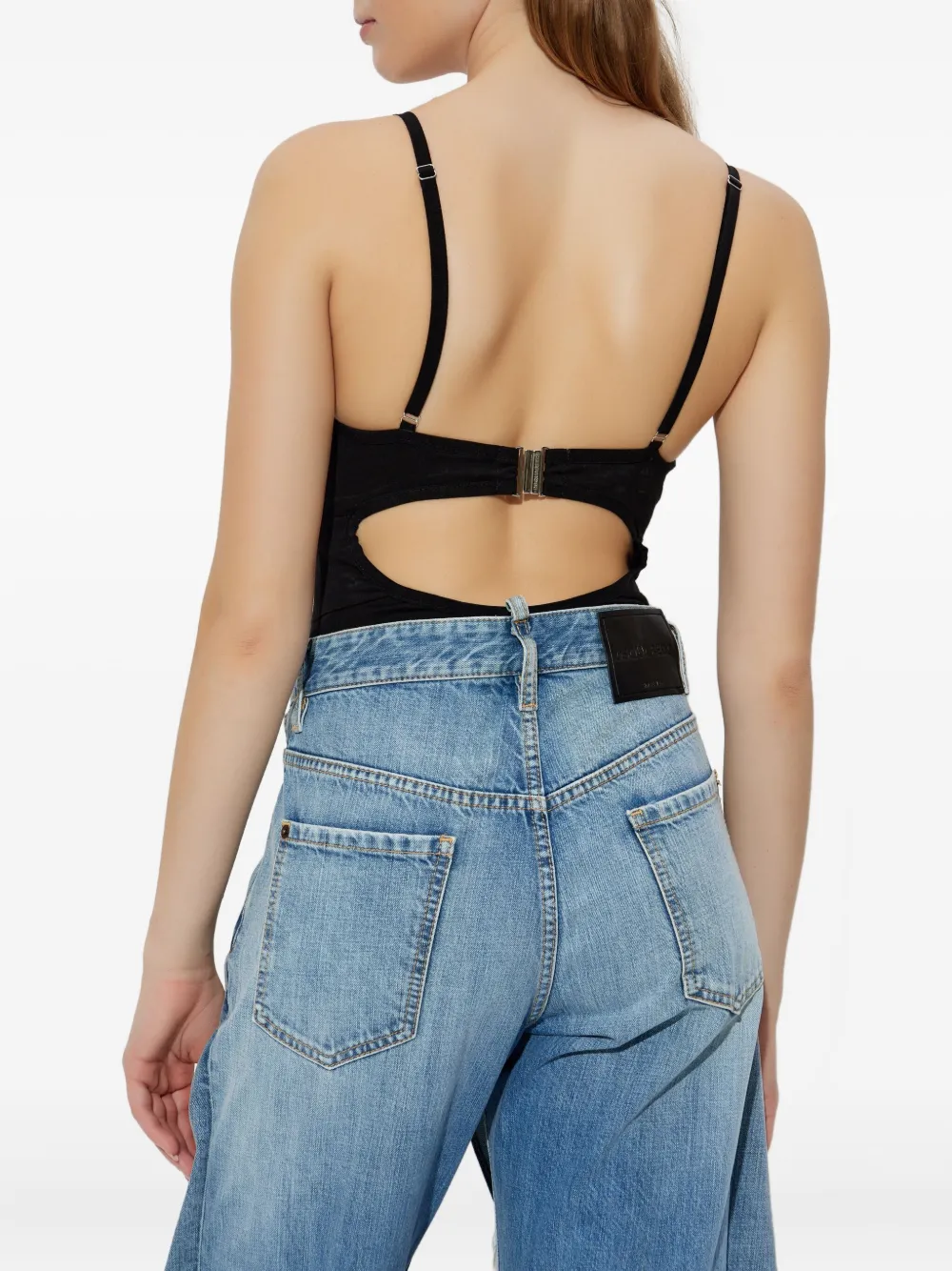 DSQUARED2 x BETTER body met uitgesneden detail Zwart