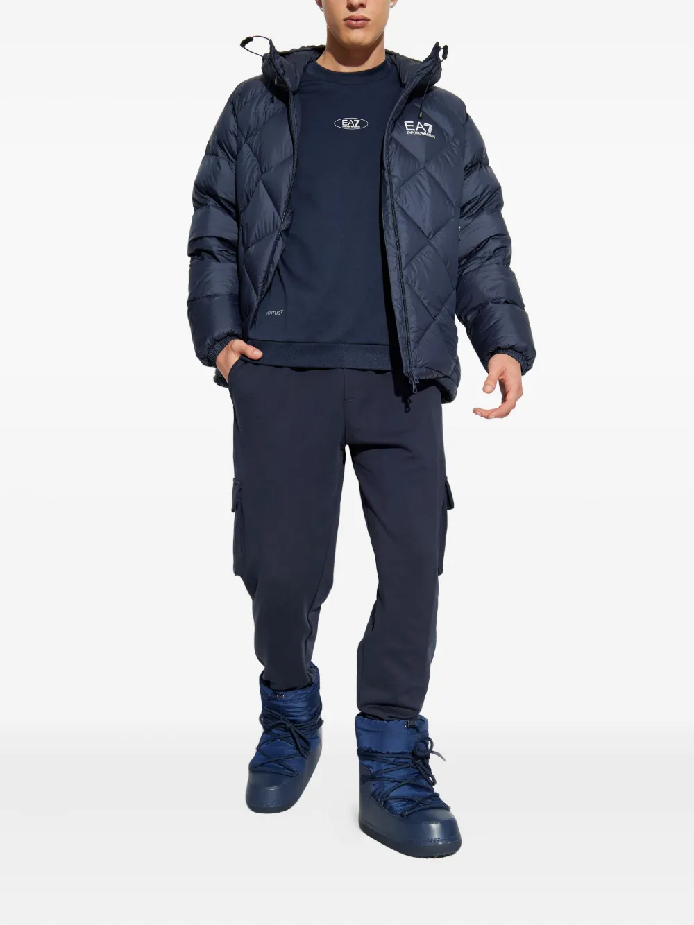 Moose Knuckles Hartsfield trainingsbroek met trekkoord - Blauw