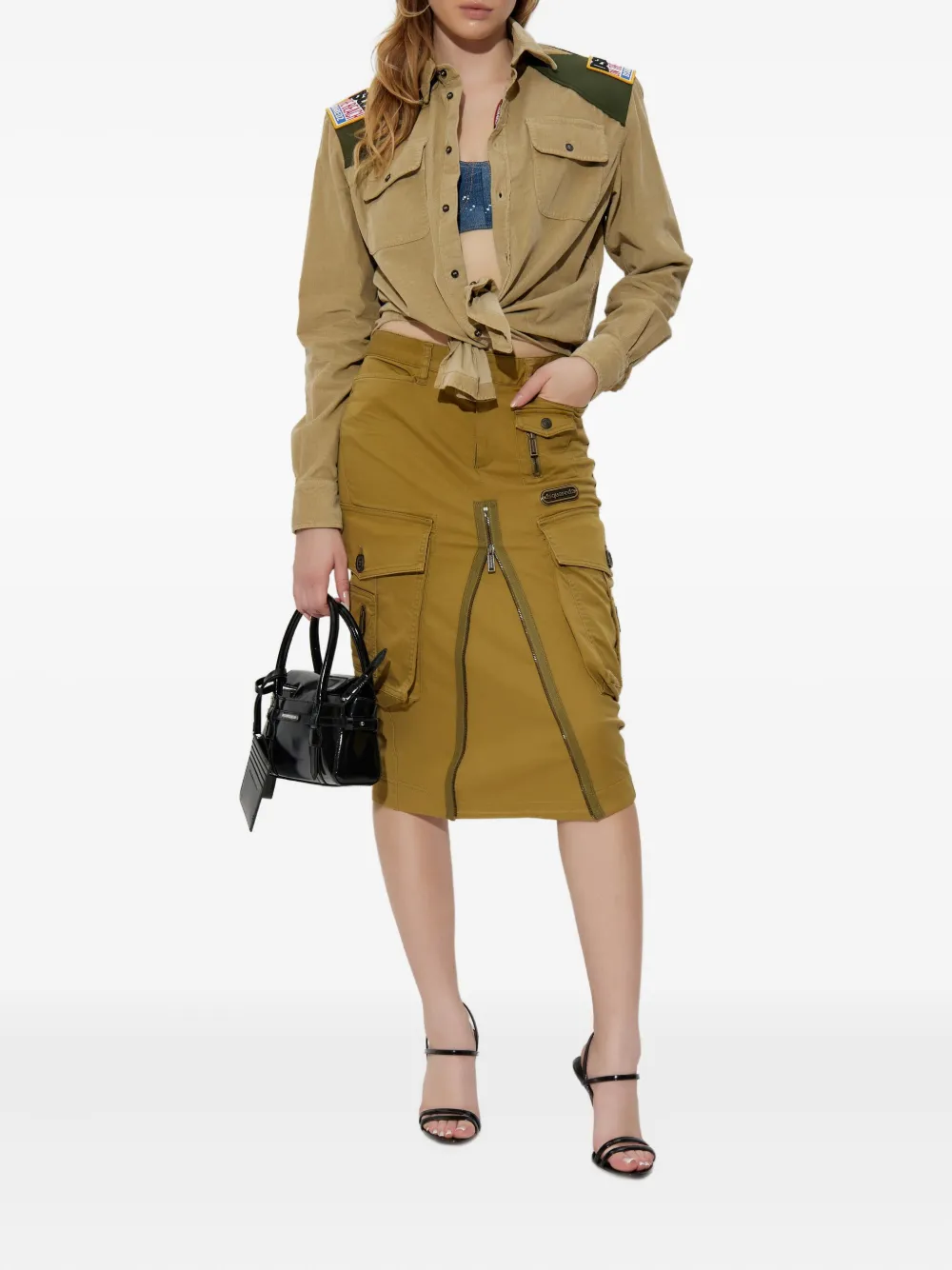 DSQUARED2 x BETTTER jupe à poches zippées | Jupes crayon | Image 2