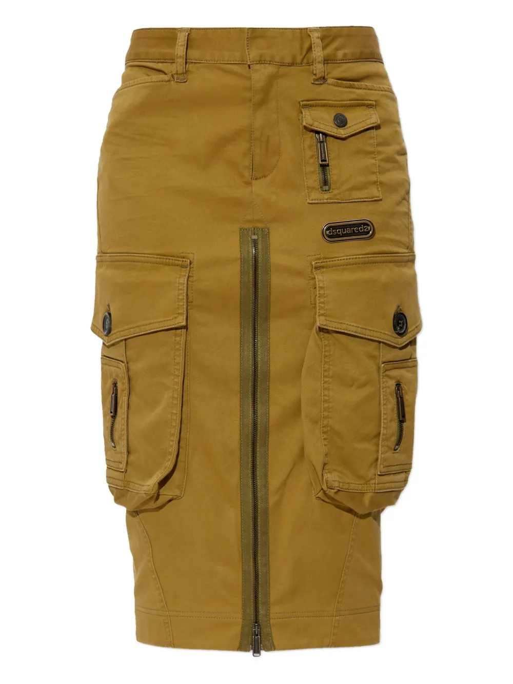 DSQUARED2 x BETTTER jupe à poches zippées | vert | Image 1