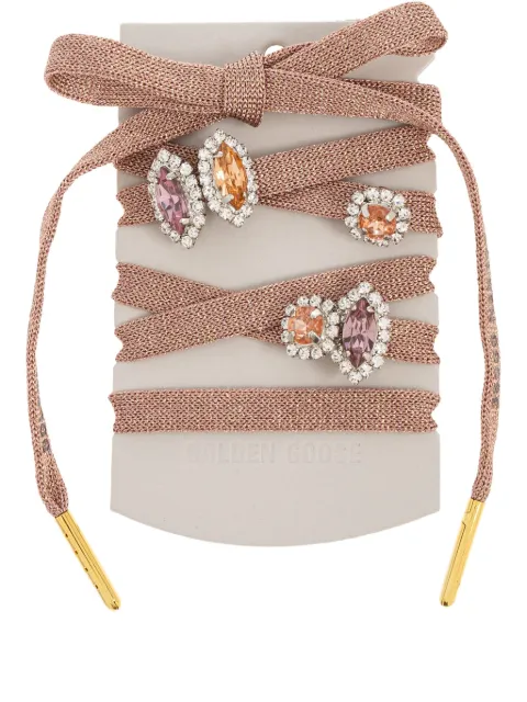 Golden Goose crystal-embellished shoelaces
