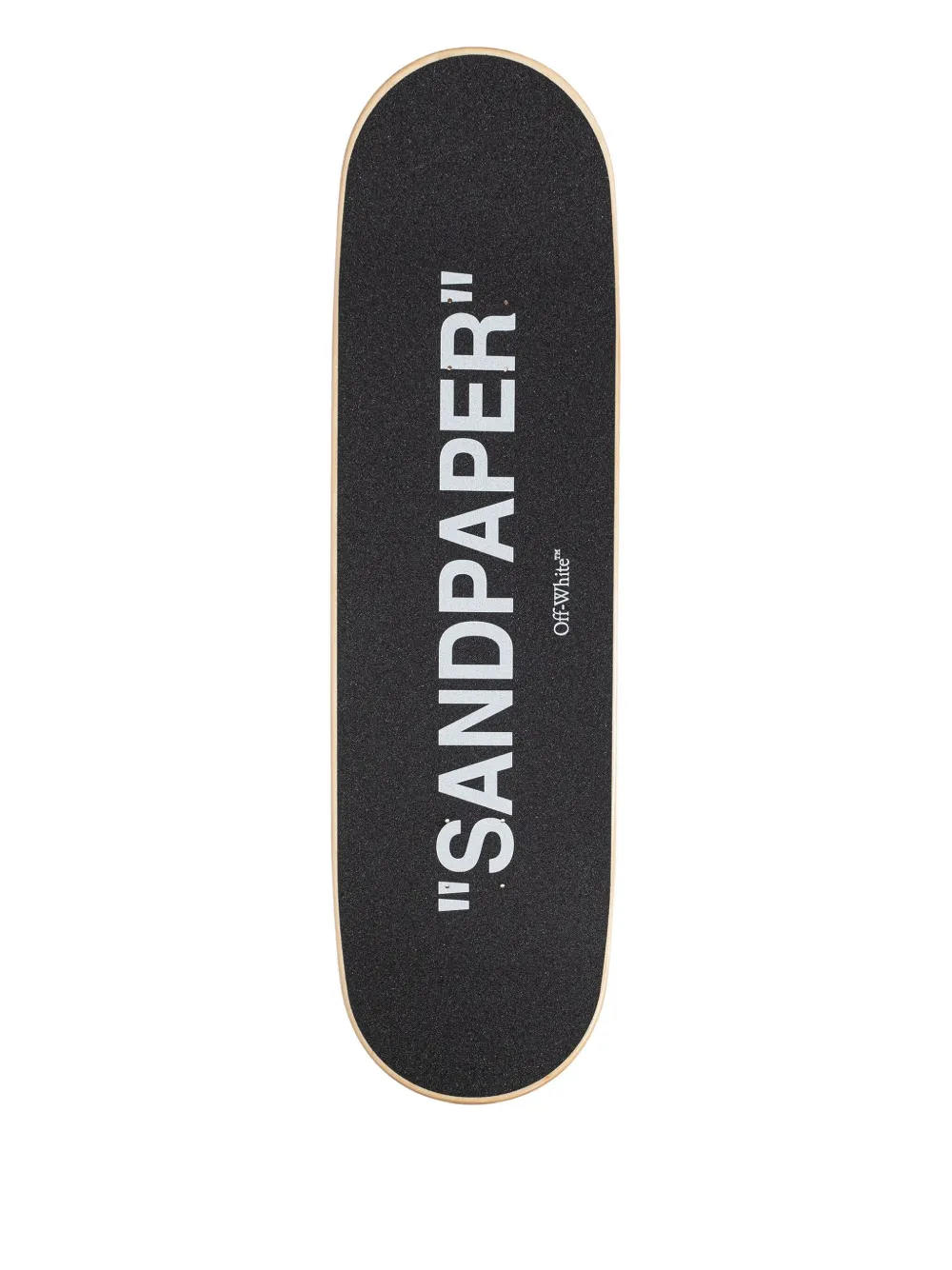 Off-white Graphic-print Skateboard In Black