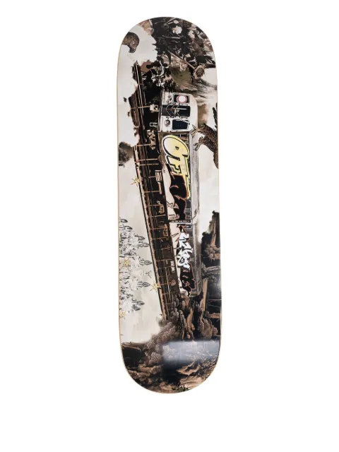 Off-White graphic-print skateboard