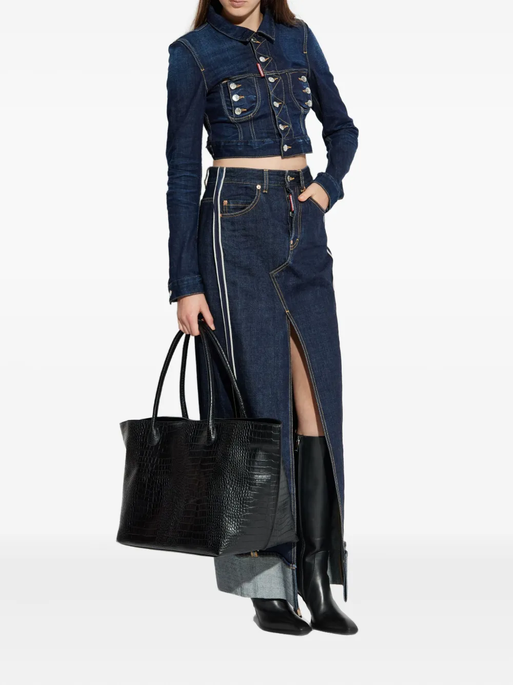 DSQUARED2 cropped denim jacket | Denim Jackets | Image 2