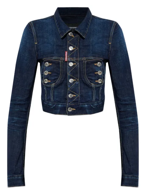 DSQUARED2 chamarra de mezclilla corta