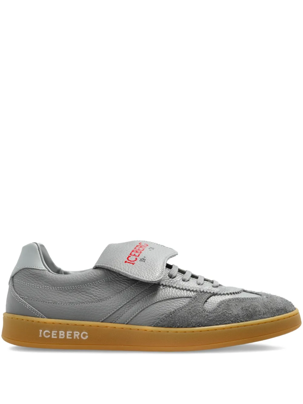 Iceberg Sneakers met suède vlakken Grijs