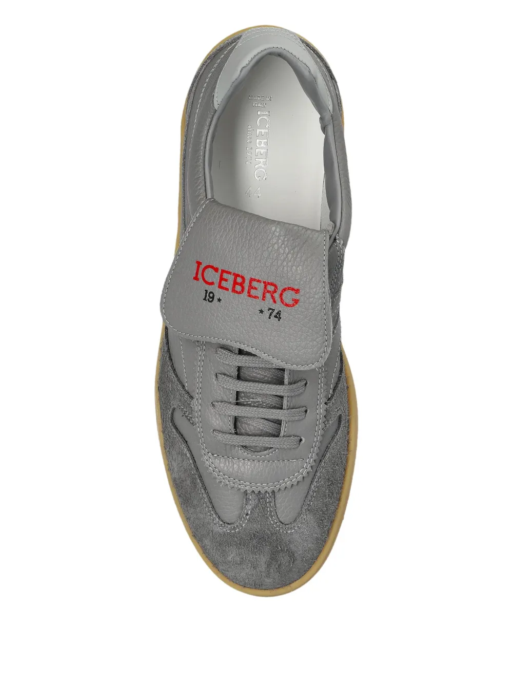 Iceberg Sneakers met suède vlakken Grijs