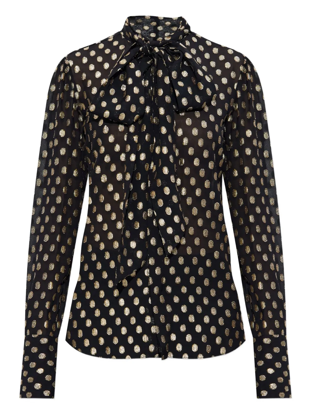DSQUARED2 polka-dot tie shirt | Black | Image 1
