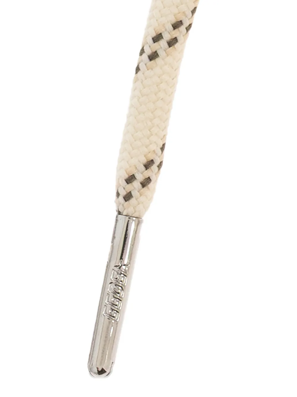 Golden Goose Crystal-embellishments Shoelaces In Neutral