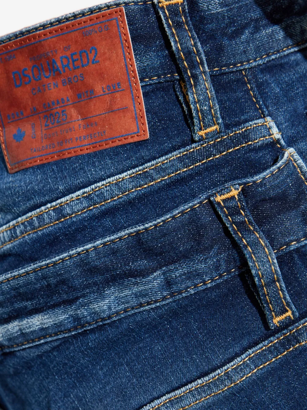 Dsquared2 Skater Distressed Jeans In Blue