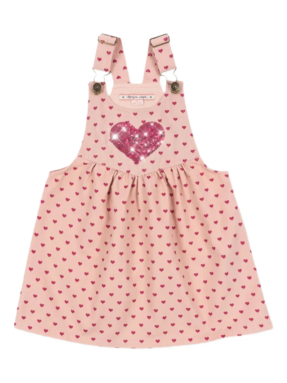 Konges Sløjd Nola Spencer heart-sequin dress | Pink | Image 1