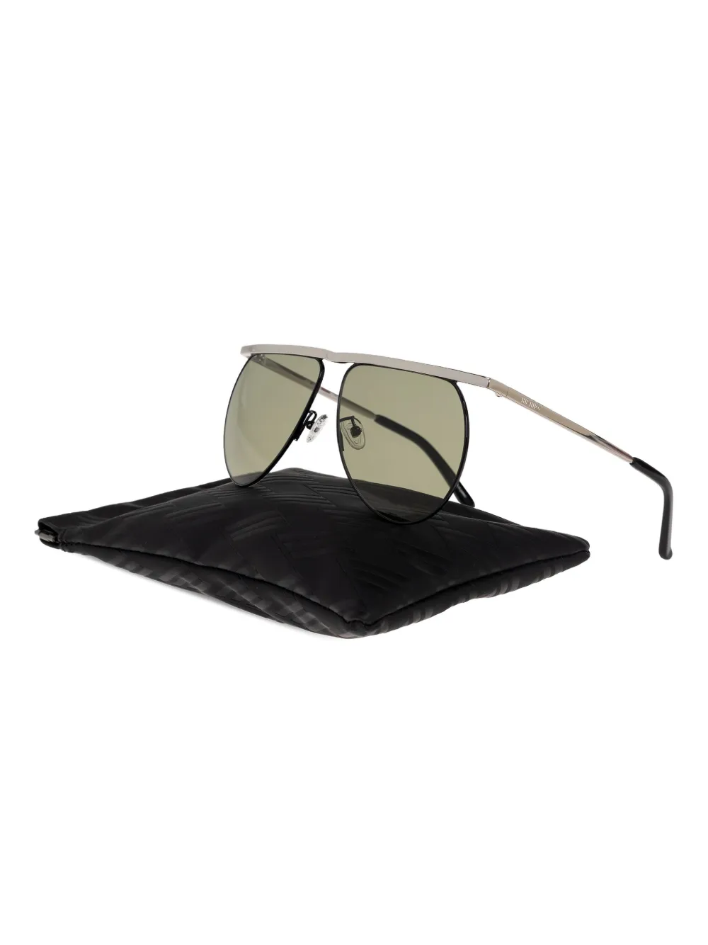 The Attico browline sunglasses - Zilver