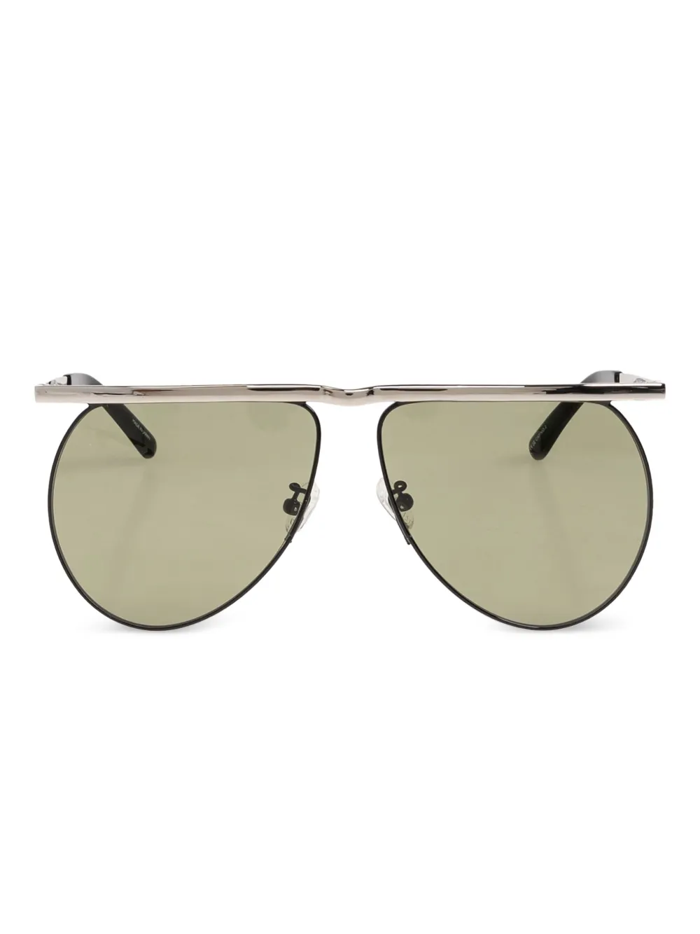 The Attico lentes de sol con armazón browline | plateado | Image 1