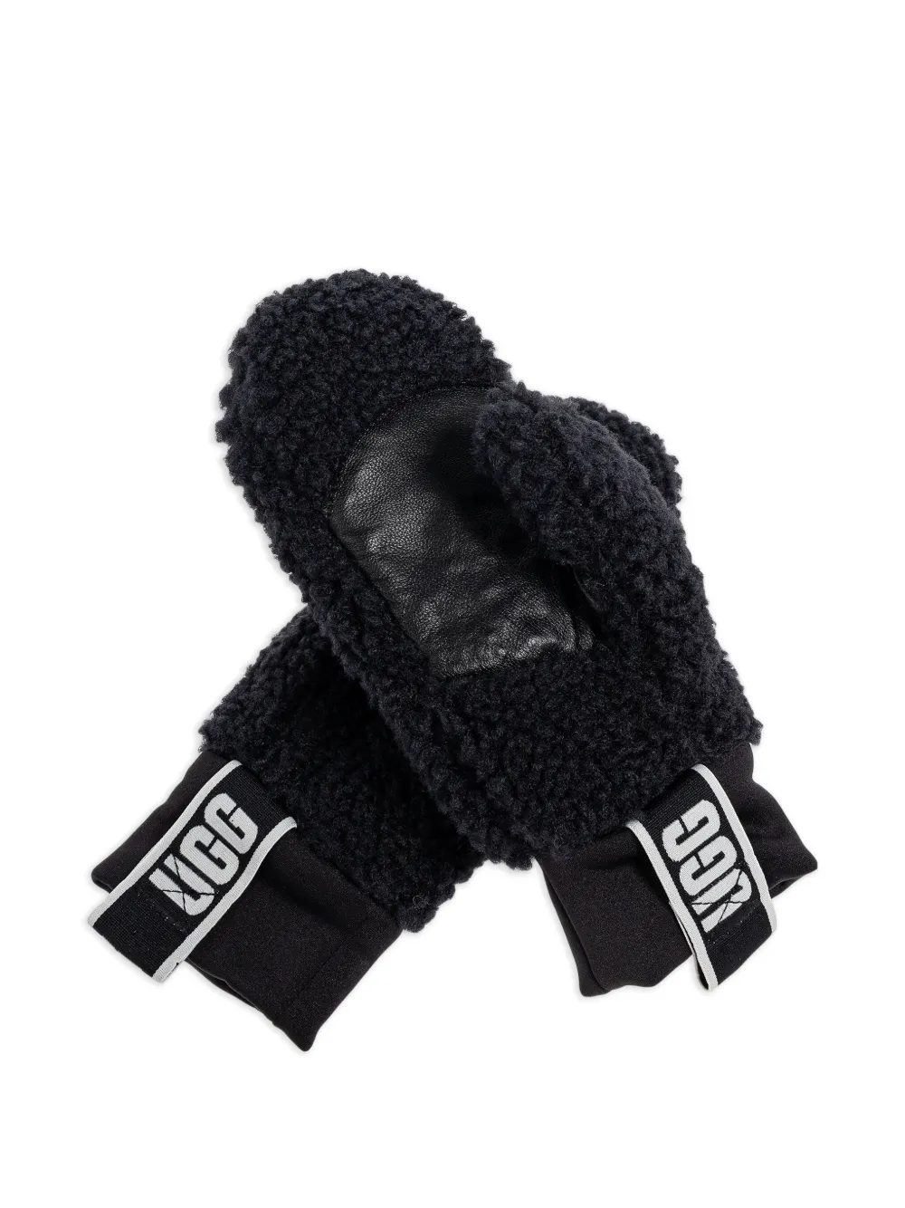 UGG Wanten met logo Zwart