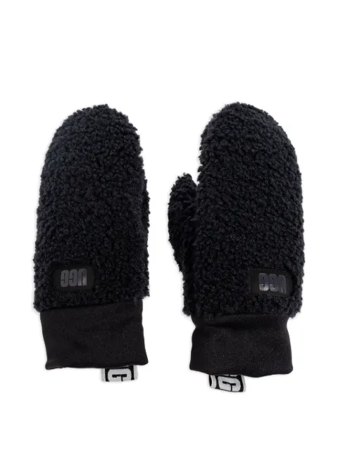 UGG logo-detail mittens