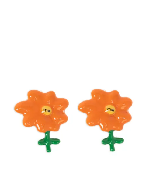 Marc Jacobs aretes Joy Flower en colaboración con David Shrigley