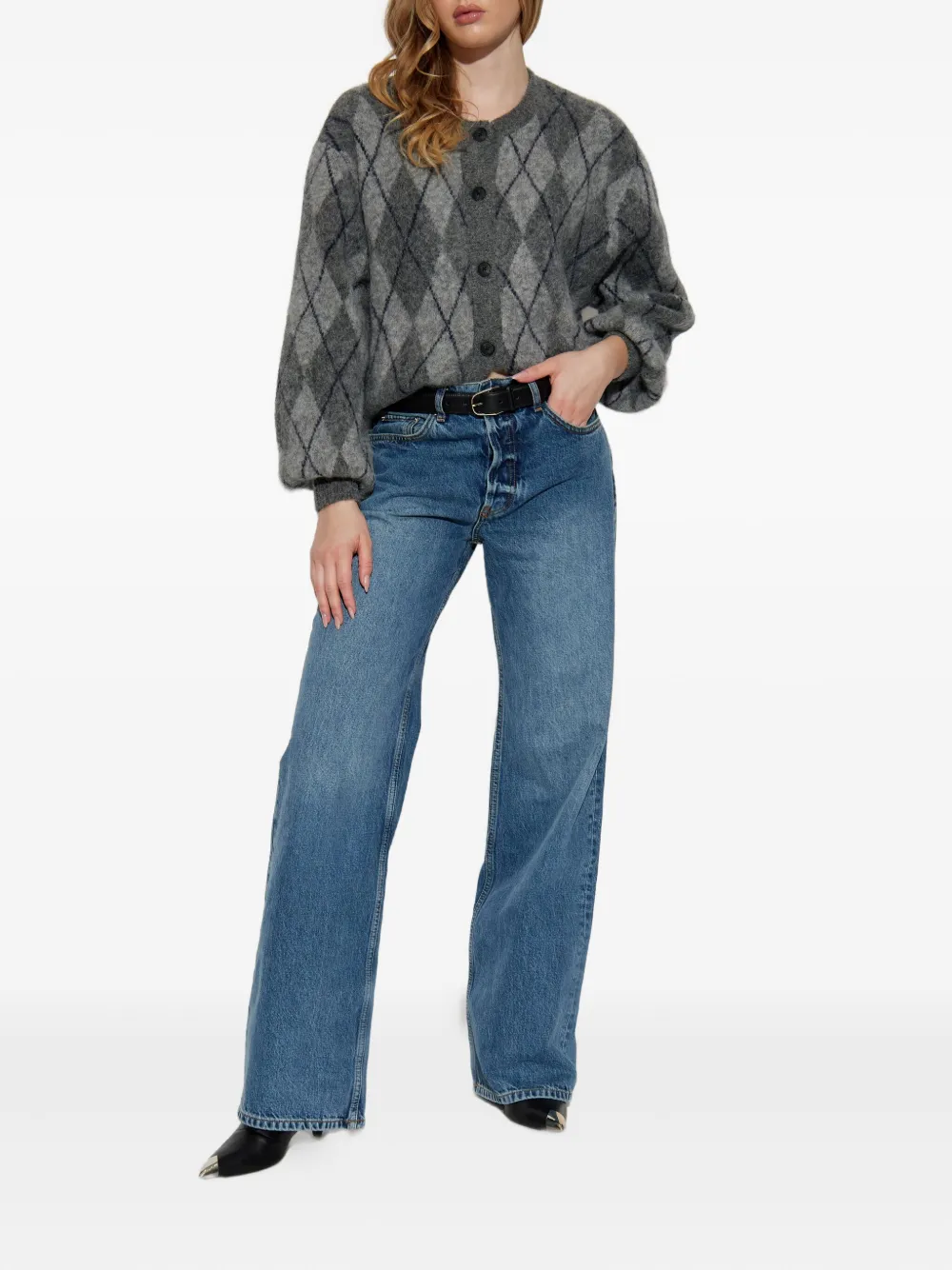 Gestuz argyle-check cardigan | Cardigans | Image 2