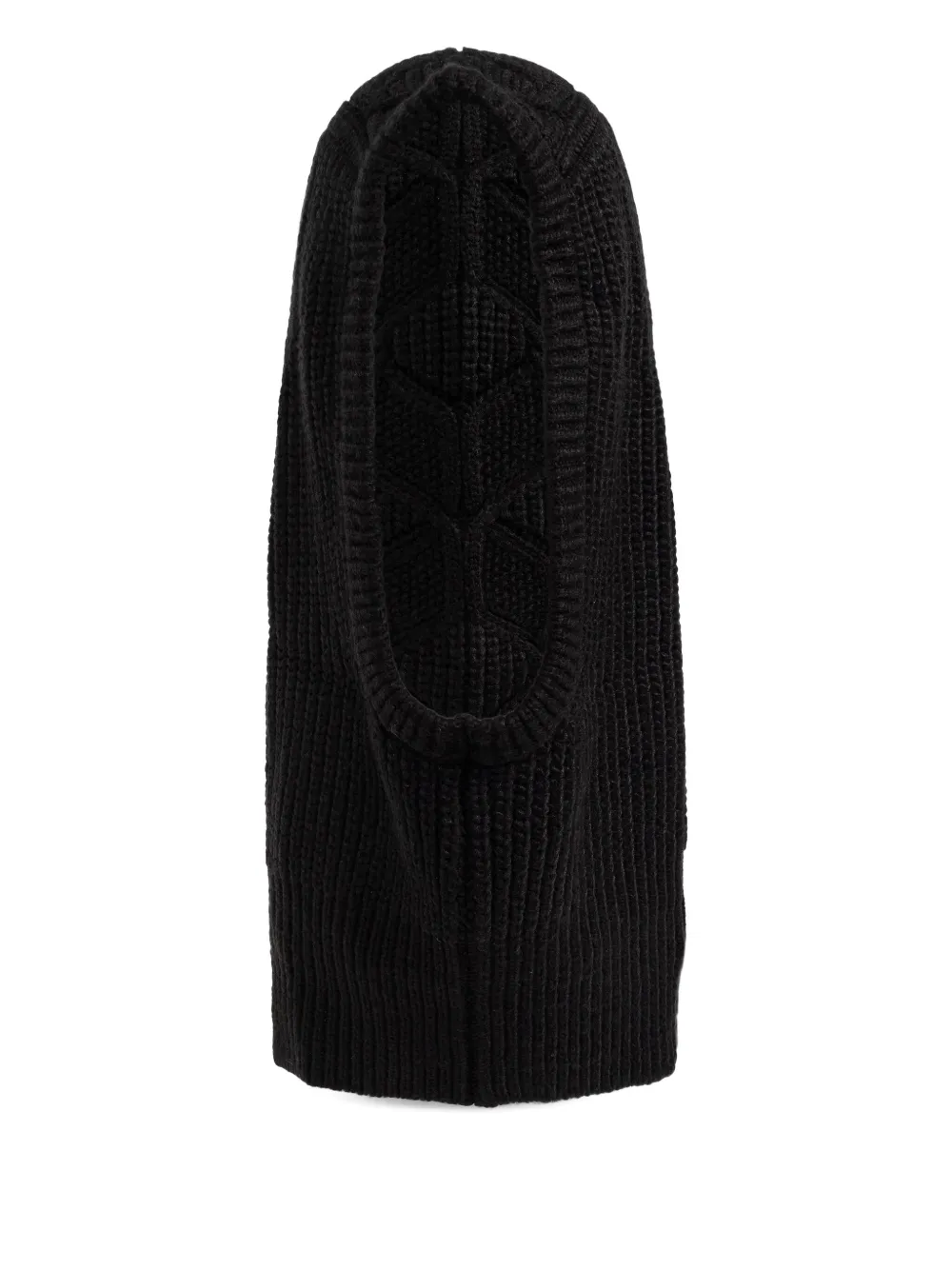 UGG cagoule en maille à design côtelé | noir | Image 1