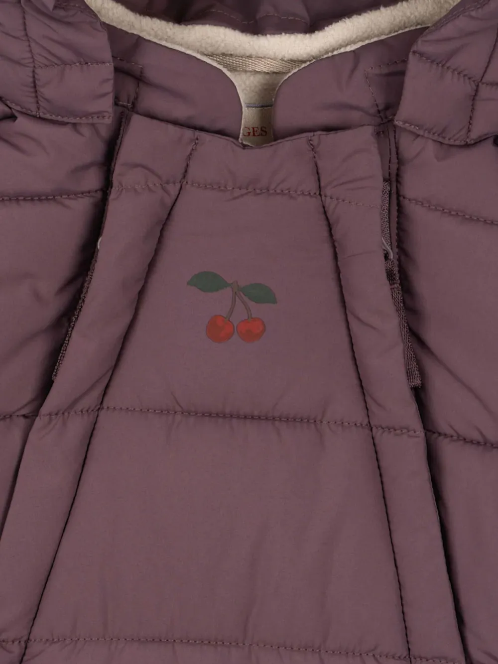 Konges Sløjd Alpi gewatteerd skipak met capuchon Paars